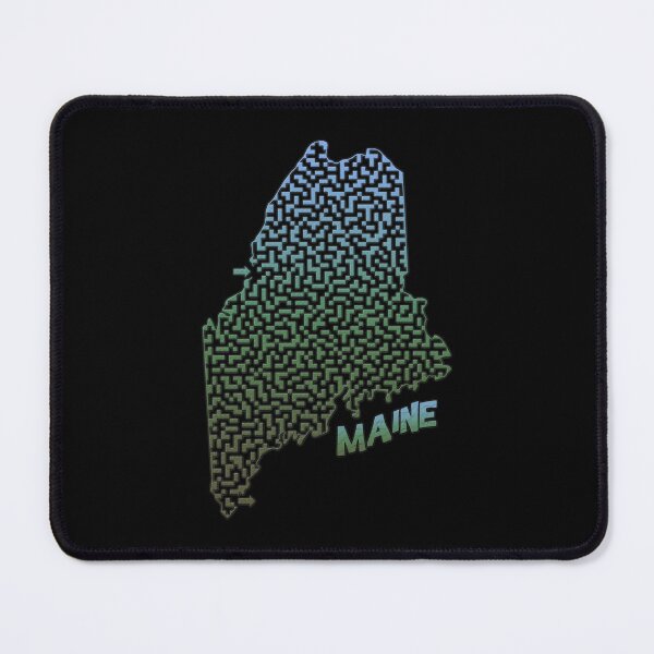 Item preview, Maine State Outline Maze _amp_ Labyrinth   designed and sold by EmseDesign.