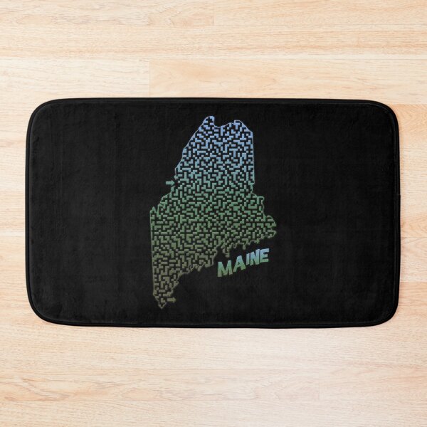 Item preview, Maine State Outline Maze _amp_ Labyrinth   designed and sold by EmseDesign.