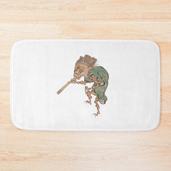 Item preview, Flute-playing Japanese demon 尺八 designed and sold by Zanimations.