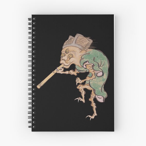 Item preview, Flute-playing Japanese demon 尺八 designed and sold by Zanimations.