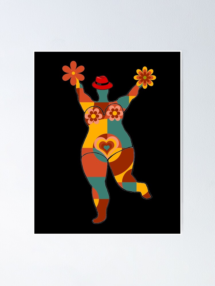 Alternate view of Fat Lady With Red Hat Poster
