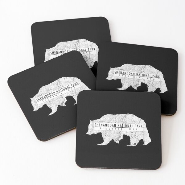 Item preview, Shenandoah Topographic Bear   designed and sold by EmseDesign.