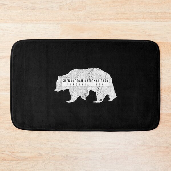 Item preview, Shenandoah Topographic Bear   designed and sold by EmseDesign.
