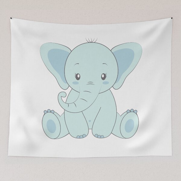 Item preview, Blue elephant designed and sold by trendingatees.