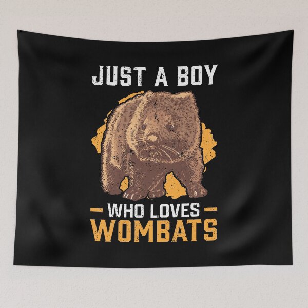 Item preview, Young wombats loves marsupial wombat designed and sold by madgrfx.