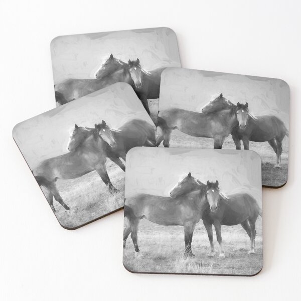 Item preview, Wild Mustangs McCullough Peaks Wyoming designed and sold by RichFrancoCars.