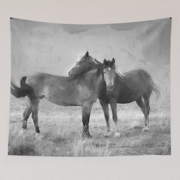 Item preview, Wild Mustangs McCullough Peaks Wyoming designed and sold by RichFrancoCars.