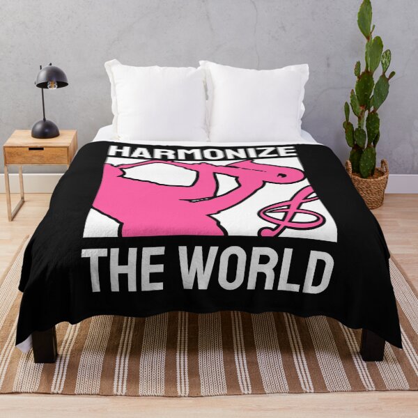 Item preview, Harmonize the World, music, harmonize, harmony, apparel, black, bubble, chorus, clef, compose, guitar, heart, melody, singing, a cappella, adelines, designed and sold by NAZIMNADIR.