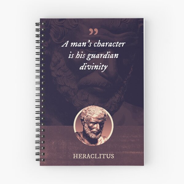 Item preview, Heraclitus - A man's character is his guardian divinity designed and sold by Syahrasi.