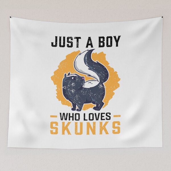 Item preview, Skunk Boy loves Stink Badger Skunk designed and sold by madgrfx.