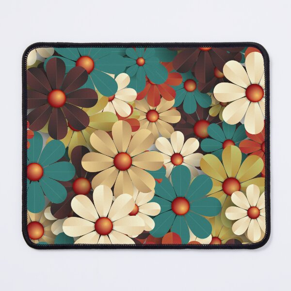 Item preview, Retro Vintage Style Paperflower Pattern designed and sold by risingrocket.