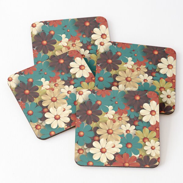 Item preview, Retro Vintage Style Paperflower Pattern designed and sold by risingrocket.