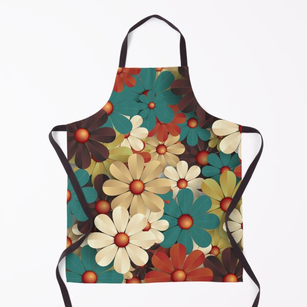 Item preview, Retro Vintage Style Paperflower Pattern designed and sold by risingrocket.