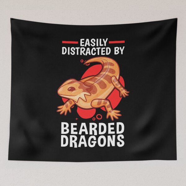Item preview, Distracted by Bearded Dragon Terraristics Bearded Dragon designed and sold by madgrfx.
