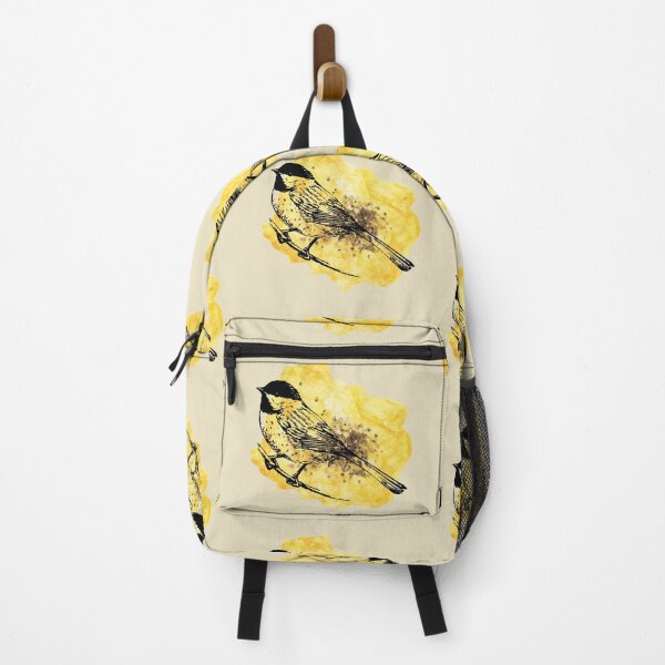Item preview, Vintage Bird Illustration, Yellow Watercolor designed and sold by Vintustration.