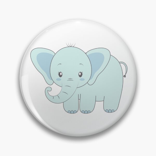 Item preview, Elephant blue and cute designed and sold by trendingatees.