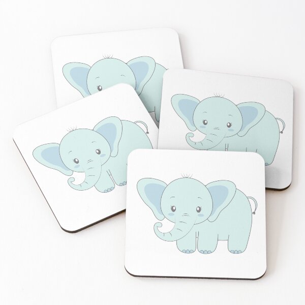 Item preview, Elephant blue and cute designed and sold by trendingatees.