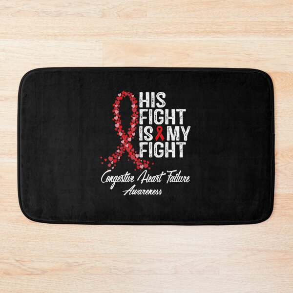 Item preview, His Fight Is My Fight Congestive Heart Failure Awareness T-Shirt designed and sold by pinkeyatur.