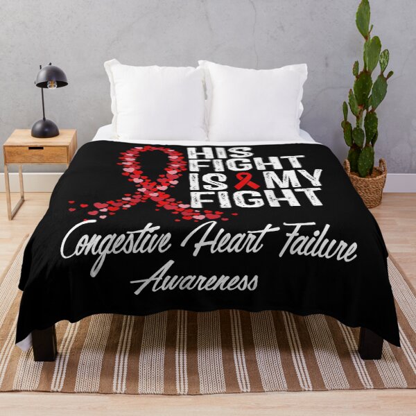 Item preview, His Fight Is My Fight Congestive Heart Failure Awareness T-Shirt designed and sold by pinkeyatur.