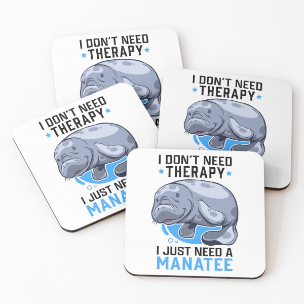 Item preview, manatee no therapy manatee marine mammal manatee designed and sold by madgrfx.