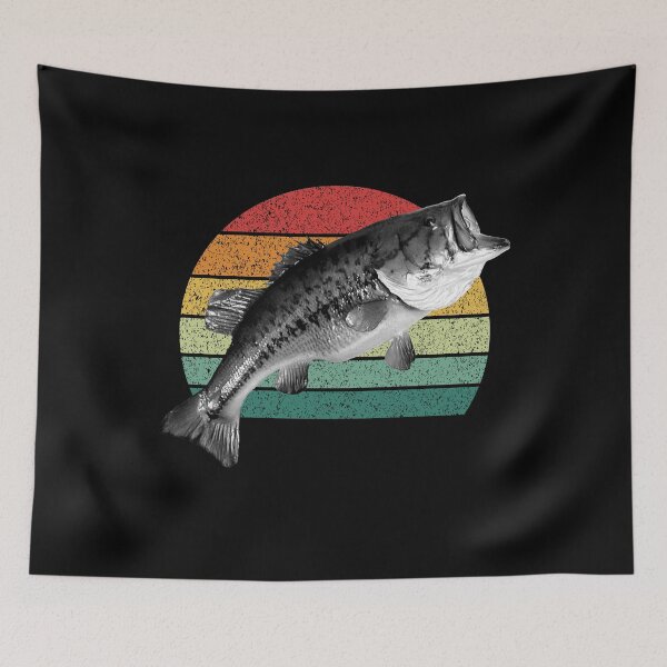 Item preview, Bass Fishing, Retro Largemouth Bass Fishing, Vintage Bass Fishing designed and sold by YJHDesign.