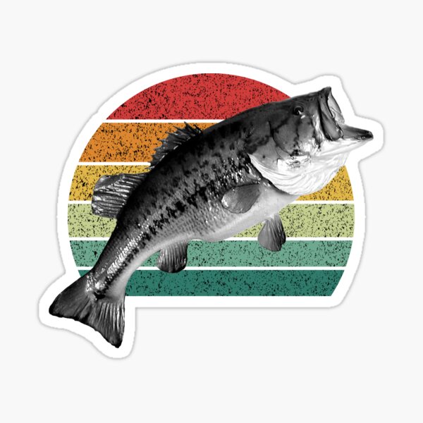 Largemouth Bass Fishing Stickers for Sale