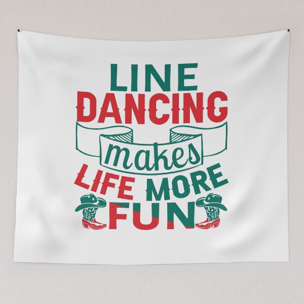 Item preview, Line Dancing Makes Life More Fun For Dance Lovers designed and sold by mohalaz.