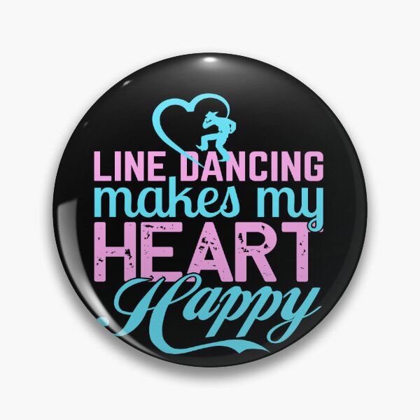 Item preview, Line Dancing Makes My Heart Happy For Dance Lovers designed and sold by mohalaz.