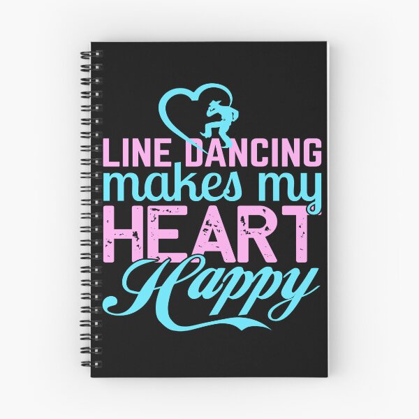 Item preview, Line Dancing Makes My Heart Happy For Dance Lovers designed and sold by mohalaz.