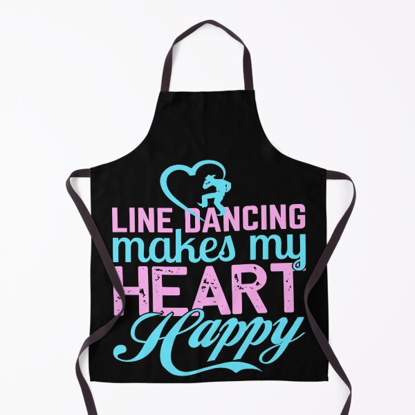Item preview, Line Dancing Makes My Heart Happy For Dance Lovers designed and sold by mohalaz.