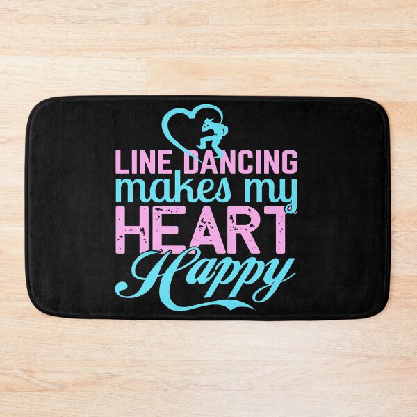 Item preview, Line Dancing Makes My Heart Happy For Dance Lovers designed and sold by mohalaz.