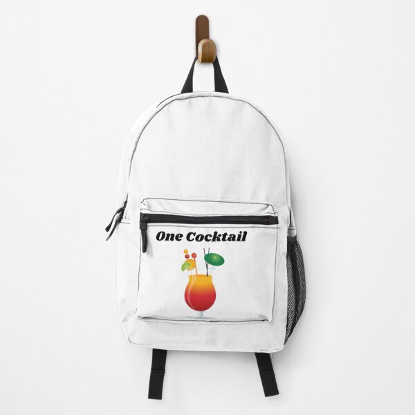 funny One Cocktail Honesty day Backpack