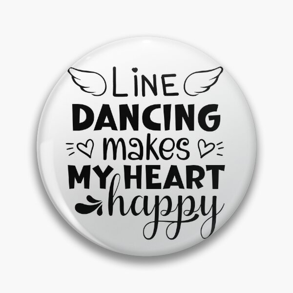 Item preview, Line Dancing Makes My Heart Happy For Dance Lovers designed and sold by mohalaz.