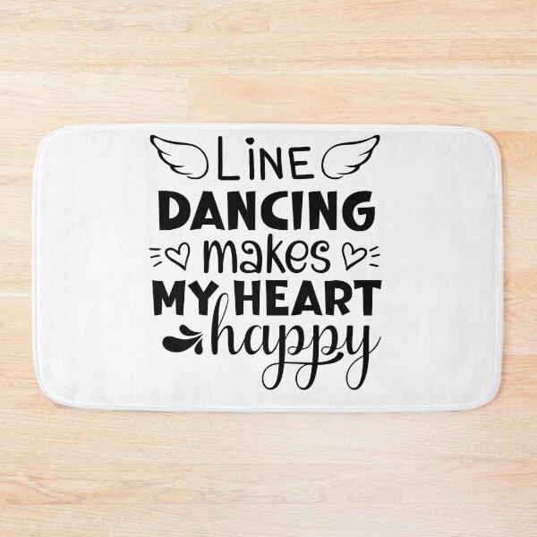 Item preview, Line Dancing Makes My Heart Happy For Dance Lovers designed and sold by mohalaz.