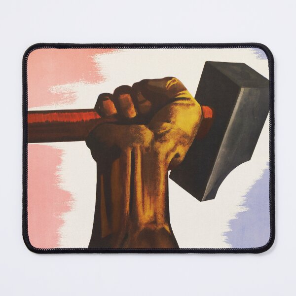 Item preview, IT'S OUR WAR Strong Arm & Hammer War Cry 1940s Canada World War 2 Propaganda Poster designed and sold by retroposters.
