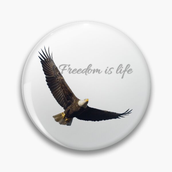 Item preview, Eagle "Freedom is life"  designed and sold by The best online style shop.