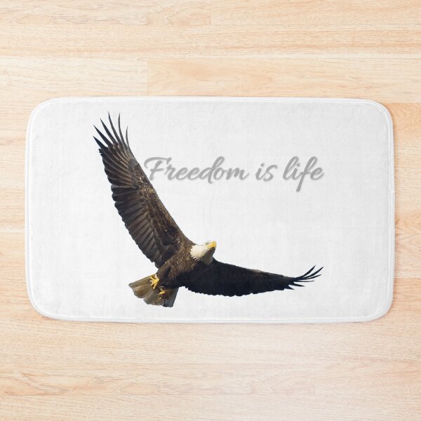 Item preview, Eagle "Freedom is life"  designed and sold by The best online style shop.