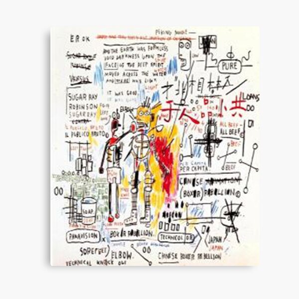 Jean Michel 1983 Impression sur toile