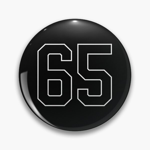 Item preview, Black Number 65 lucky sports jersey sixty five designed and sold by HeavyStyle.