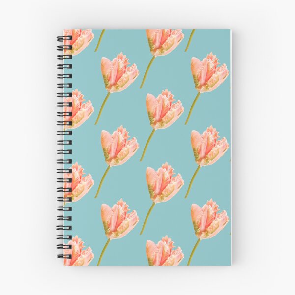 Item preview, Pink tulips flower pattern designed and sold by PG Illustration.