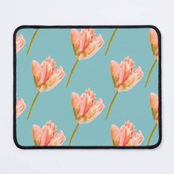 Item preview, Pink tulips flower pattern designed and sold by PG Illustration.