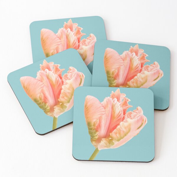 Item preview, Pink tulips flower pattern designed and sold by PG Illustration.