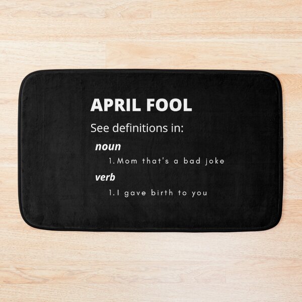 Item preview, April fool black tee shirt dictionary designed and sold by The-Corner-Five.