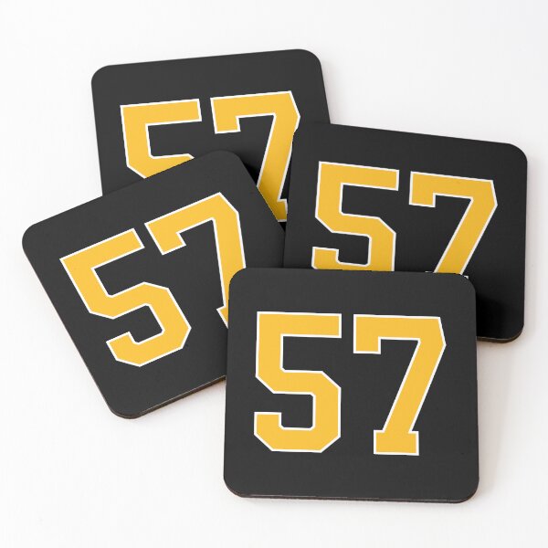 Item preview, Yellow Number 57 lucky sports jersey fifty seven designed and sold by HeavyStyle.
