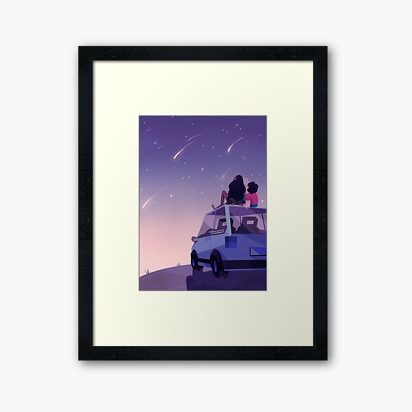 The view is beautiful Framed Art Print