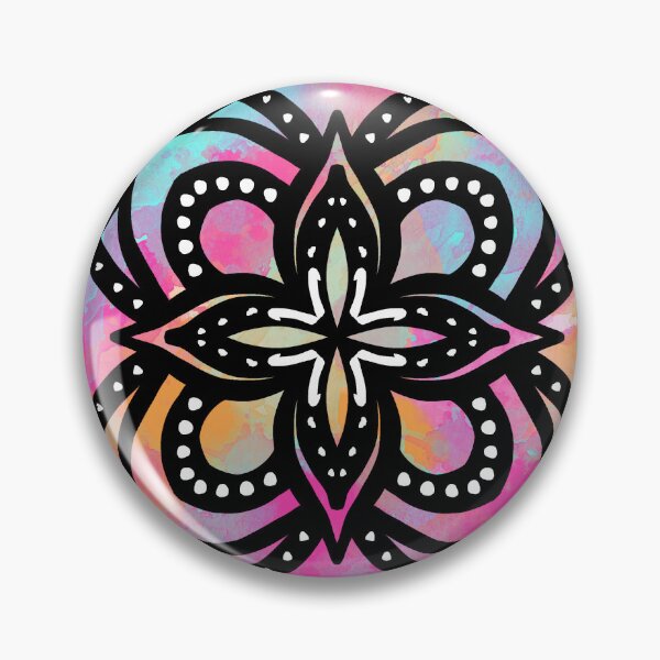 Item preview, Rainbow watercolor mandala  designed and sold by thephoenixsoul.