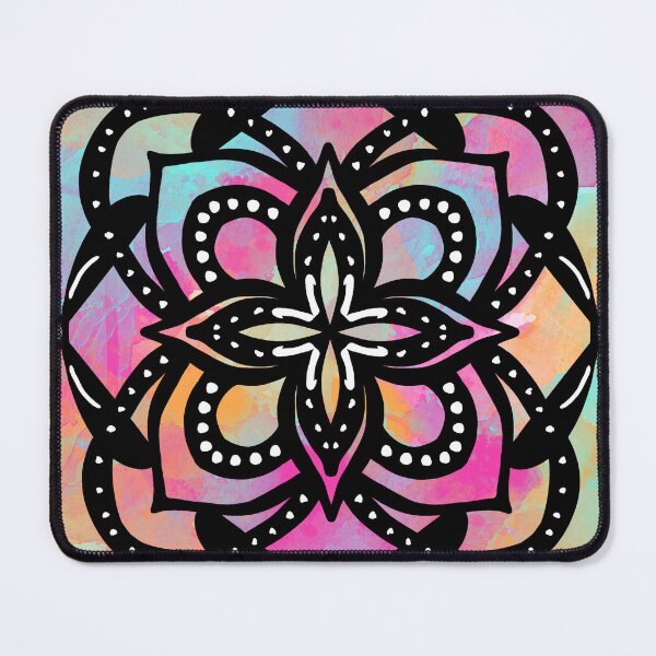 Item preview, Rainbow watercolor mandala designed and sold by thephoenixsoul.