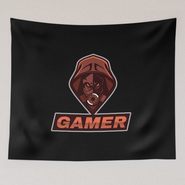 Item preview, Gamer with Aggressive Character wearing Oxygen Mask designed and sold by PRIVARSHU.