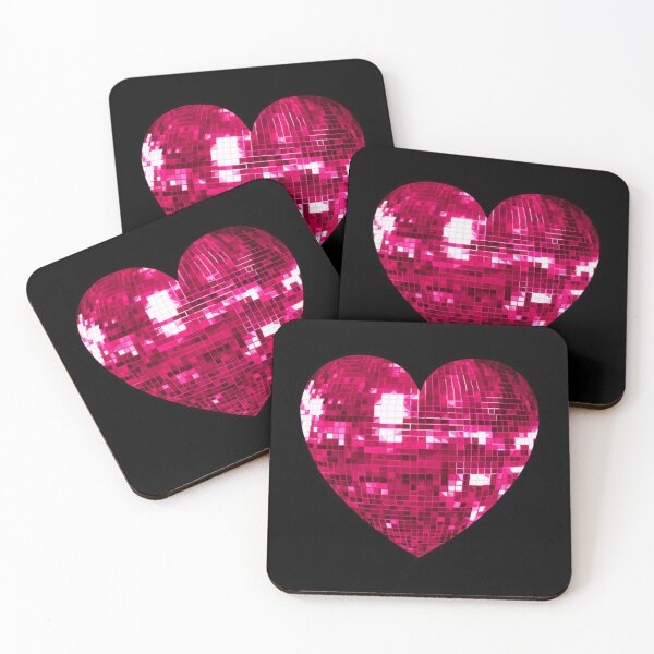 Item preview, Pink Disco Ball Heart designed and sold by TeresaMcDermott.