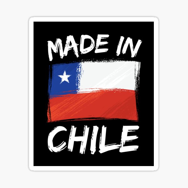 Mobile Cell Phone Vinyl Mini Stickers 1,6 Decals x6 CHILE Chilean Flag South America 40mm 